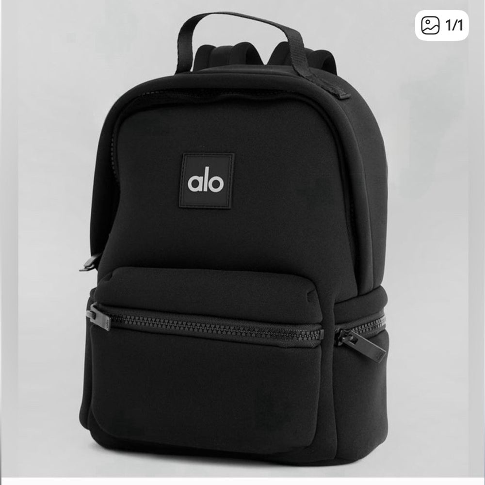 ALO Yoga Black Backpack with Pouch